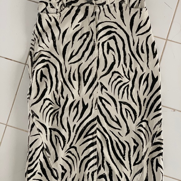 ATM Zebra Print Skirt - Picture 6 of 6